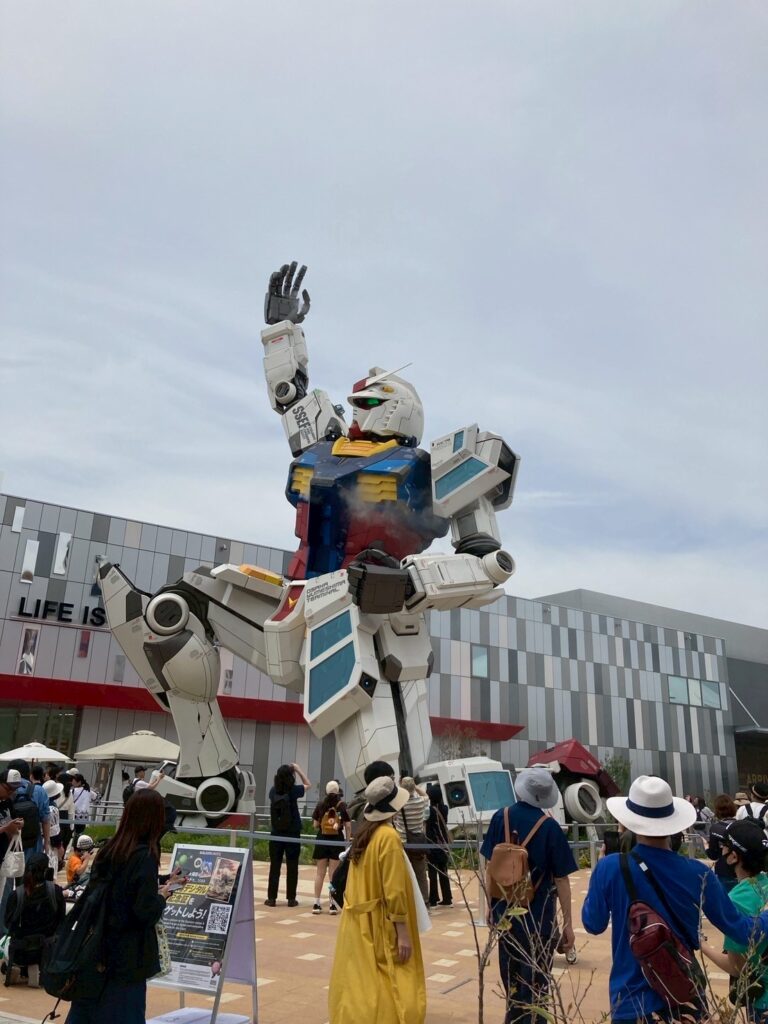 万博のガンダム