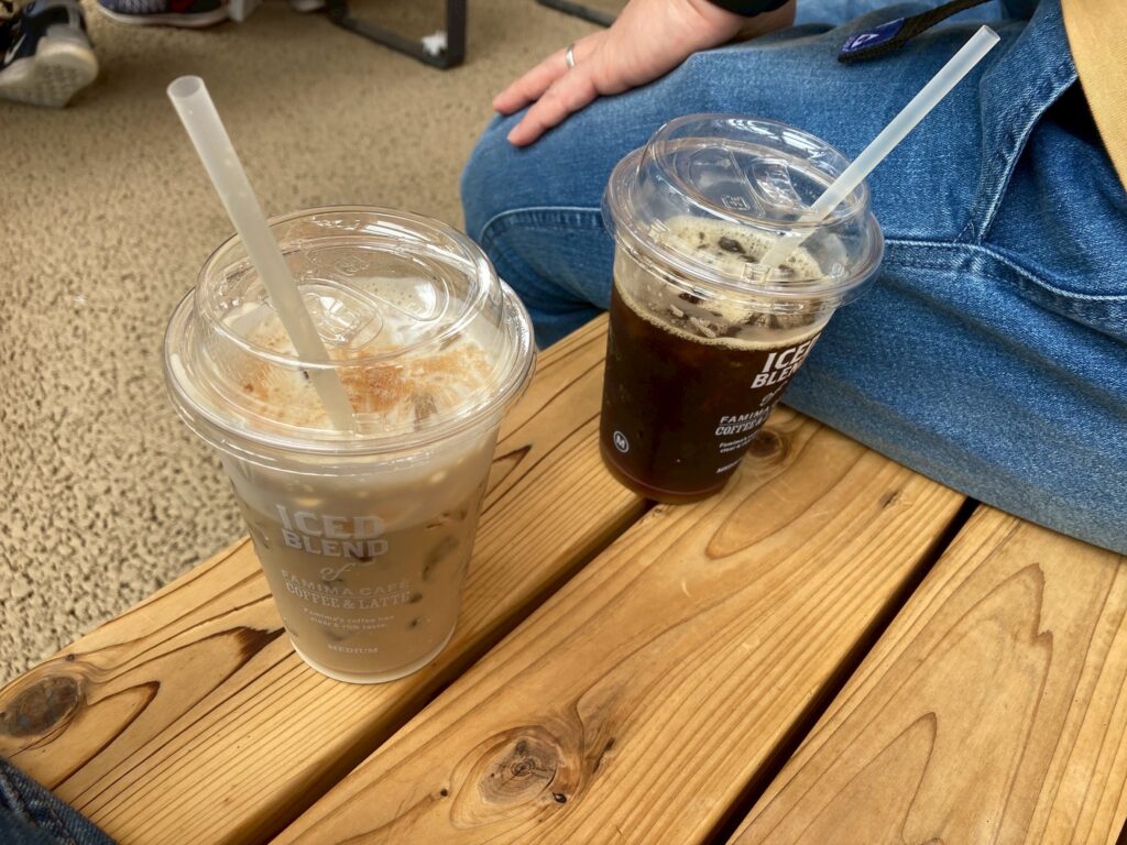 万博ファミマのコーヒー